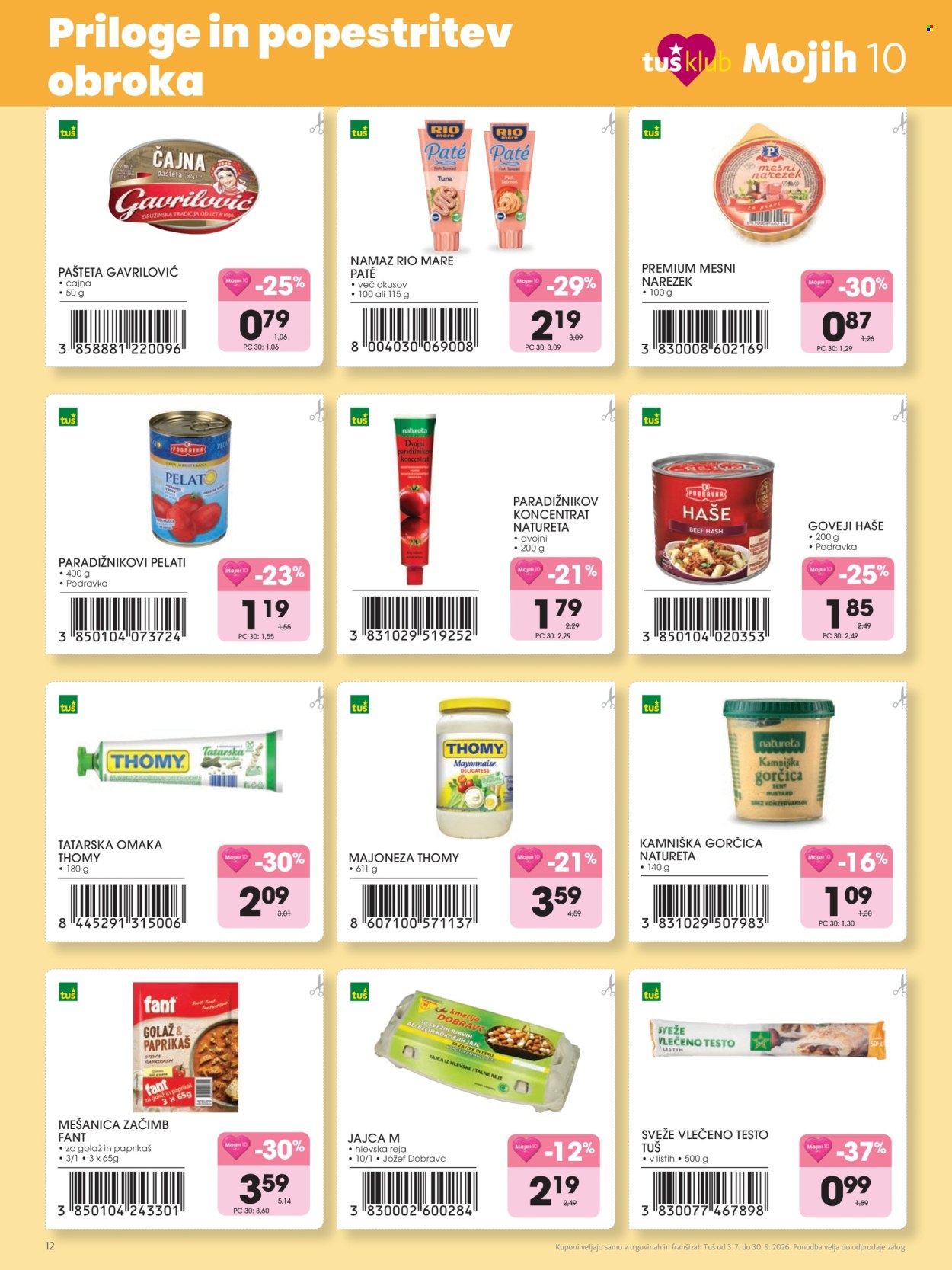 Tuš katalog - 03.07.2026 - 30.09.2026. Stran 12