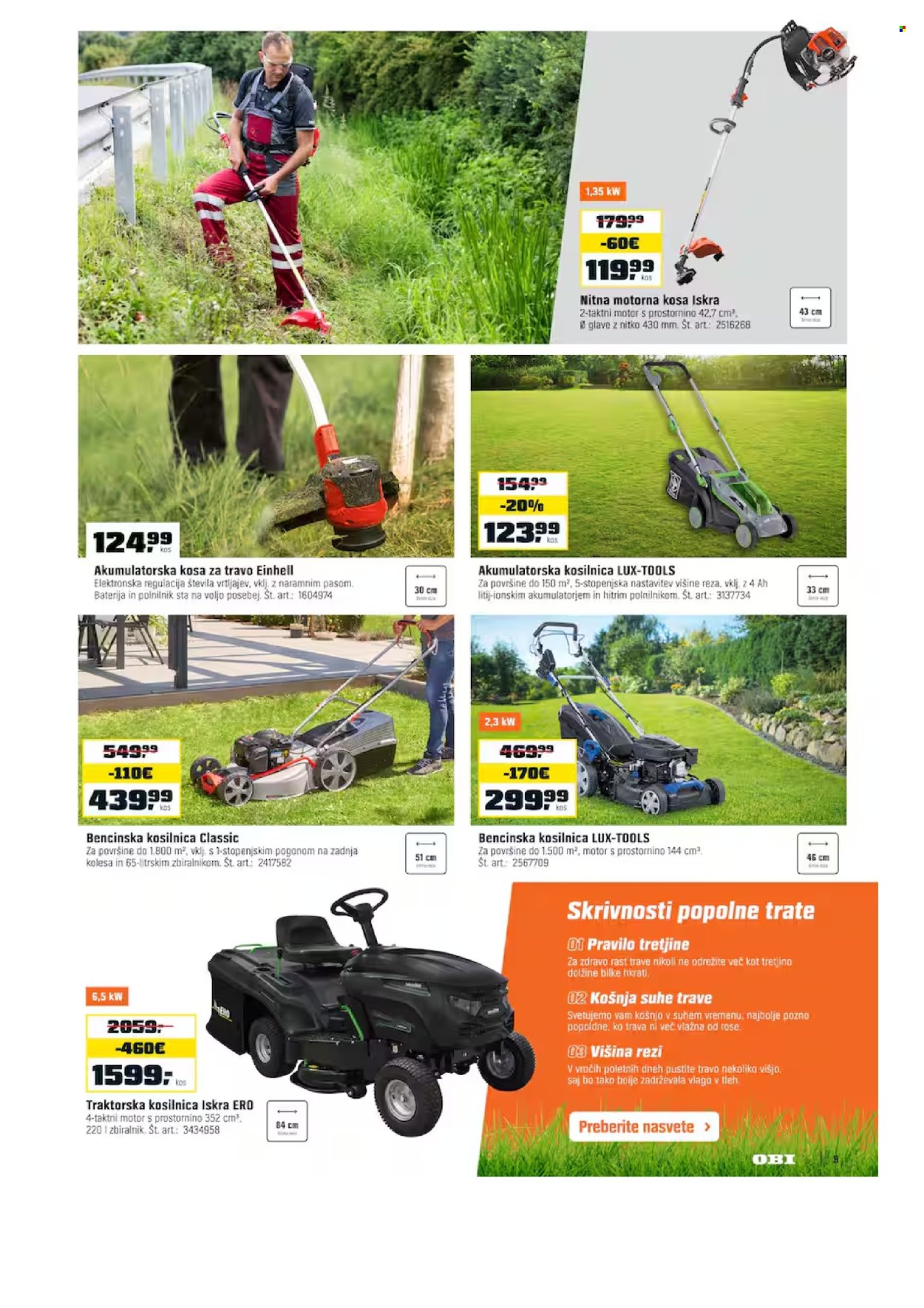 OBI katalog - 02.07.2026 - 31.07.2026. Stran 9
