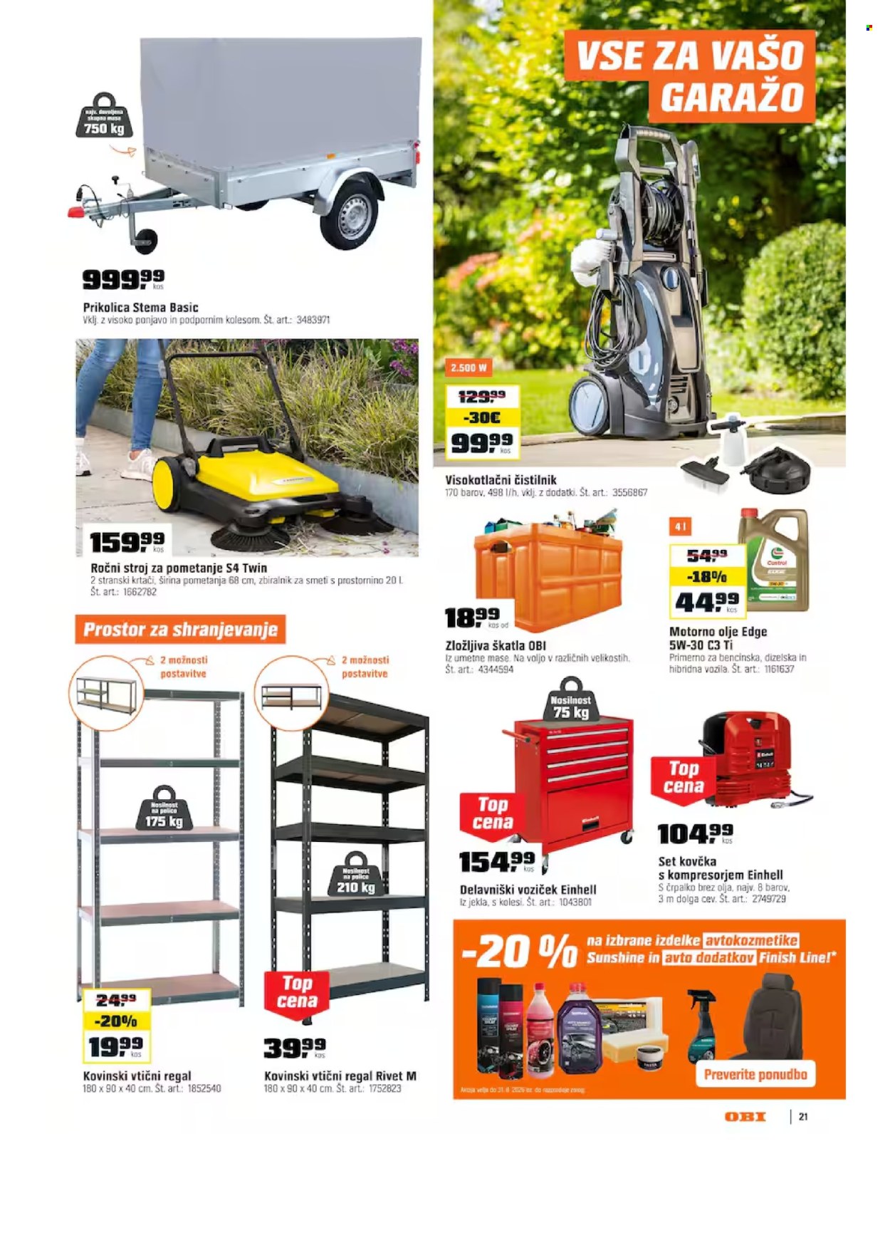 OBI katalog - 02.07.2026 - 31.07.2026. Stran 21