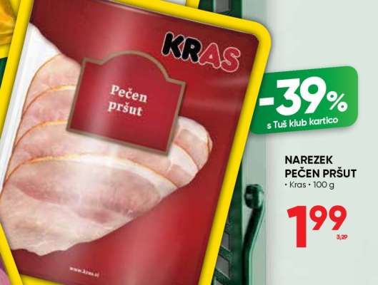 NAREZEK PEČEN PRŠUT