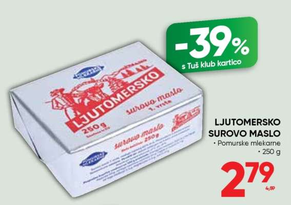 Ljutomersko Surovo Maslo