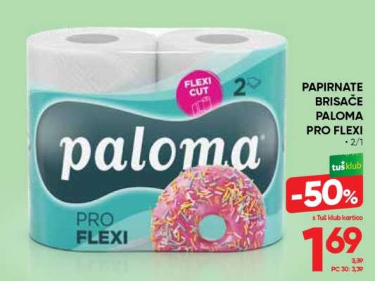 Papirnate Brisače Paloma Pro Flexi