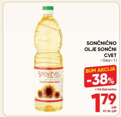 SONČNIČNO OLJE SONČNI CVET