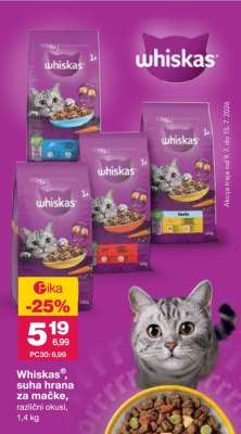 Whiskas® suha hrana za mačke