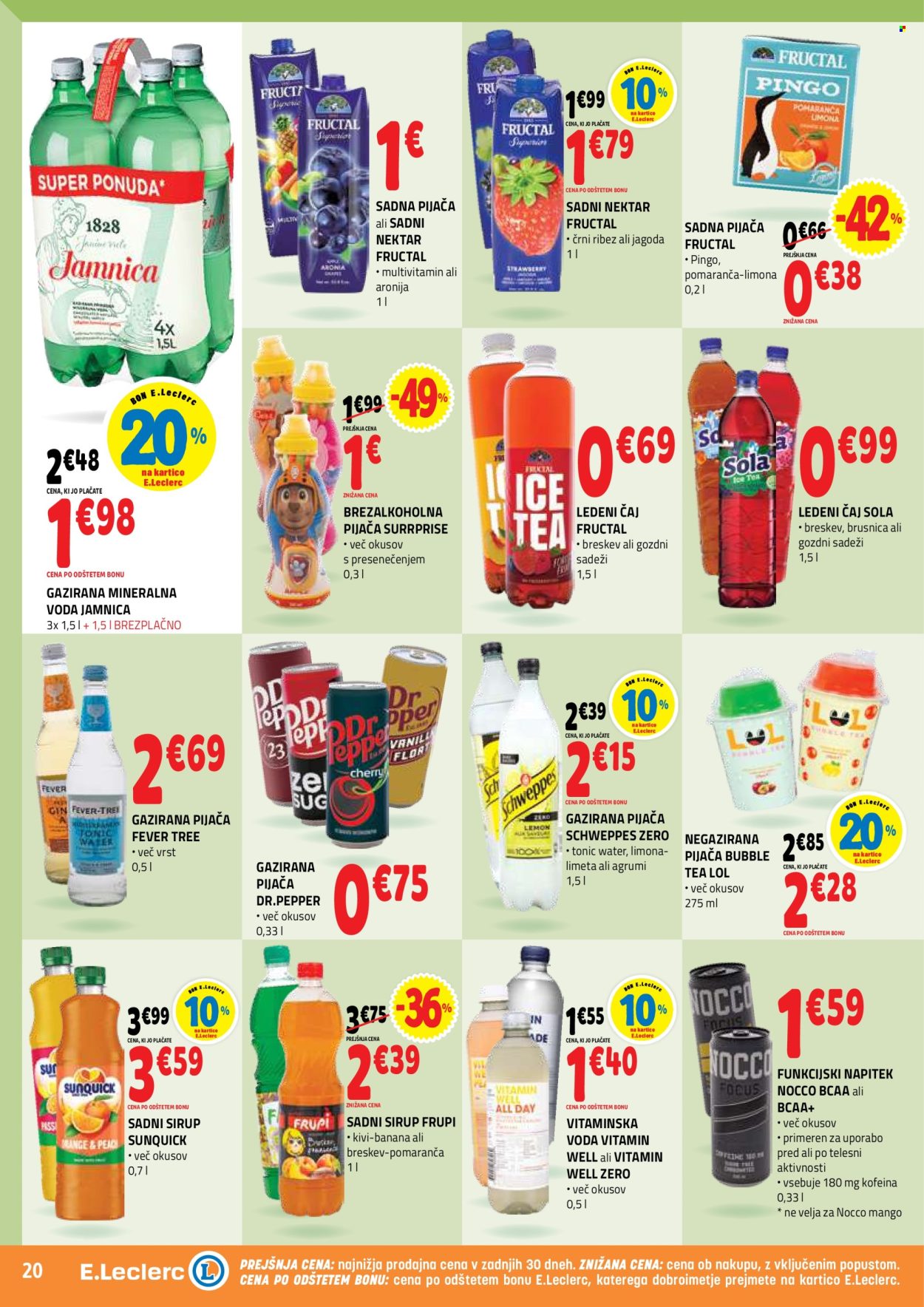 E.Leclerc katalog - 08.07.2026 - 18.07.2026. Stran 20