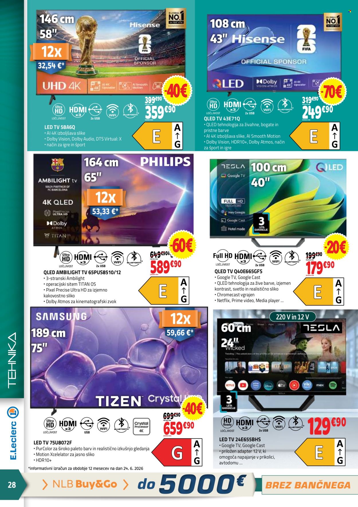 E.Leclerc katalog - 08.07.2026 - 18.07.2026. Stran 28