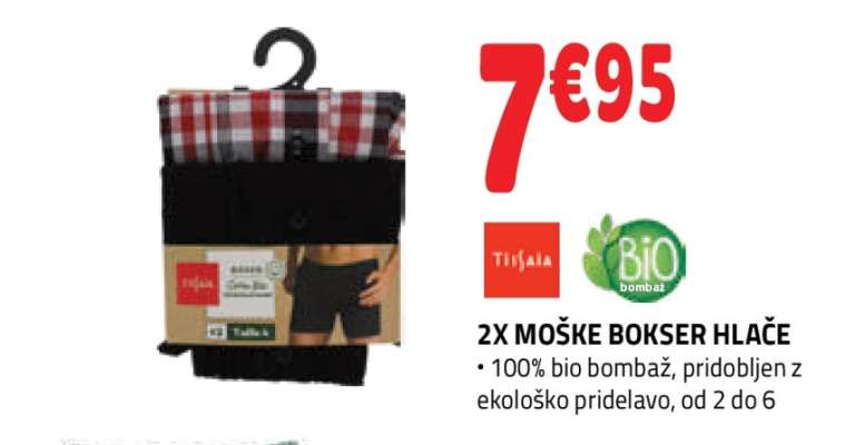 2X MOŠKE BOKSER HLAČE