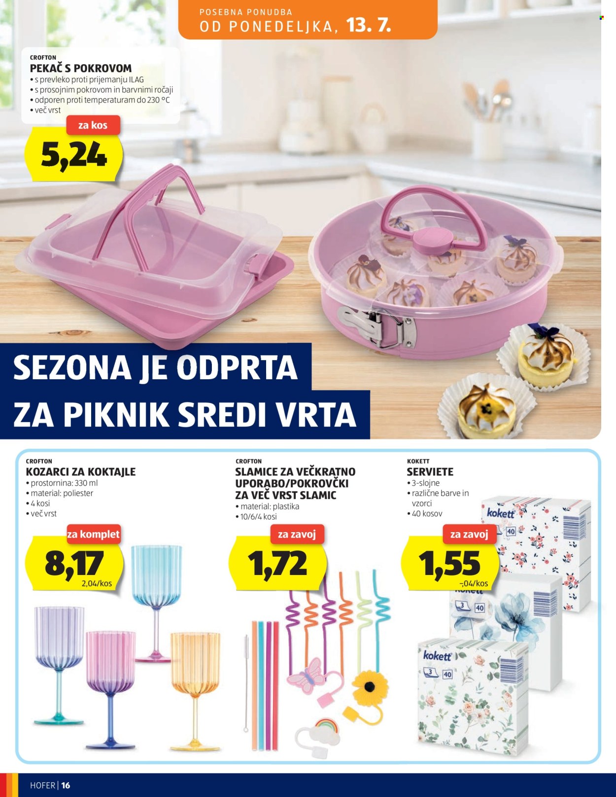 Hofer katalog - 08.07.2026 - 16.07.2026. Stran 16