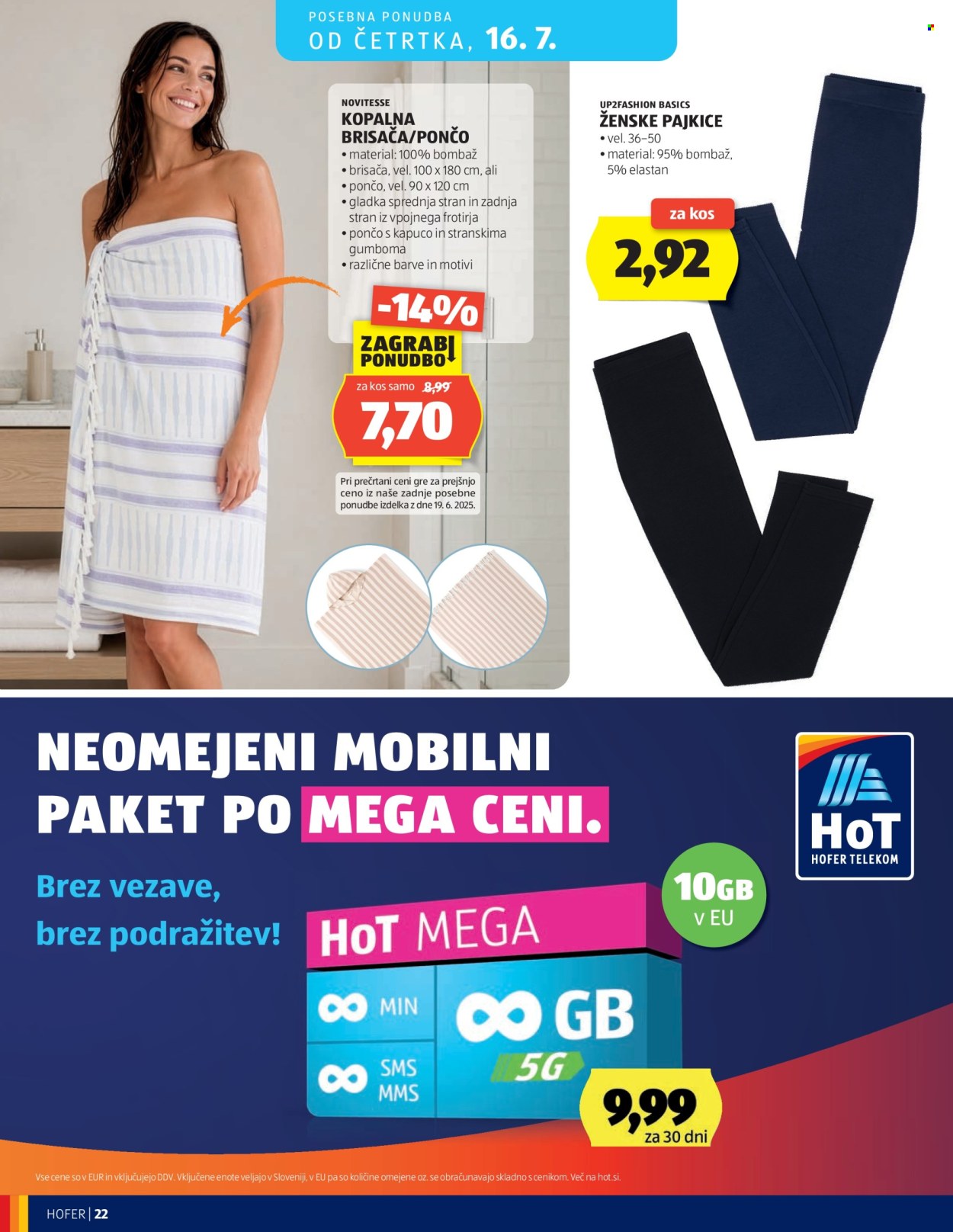 Hofer katalog - 08.07.2026 - 16.07.2026. Stran 22