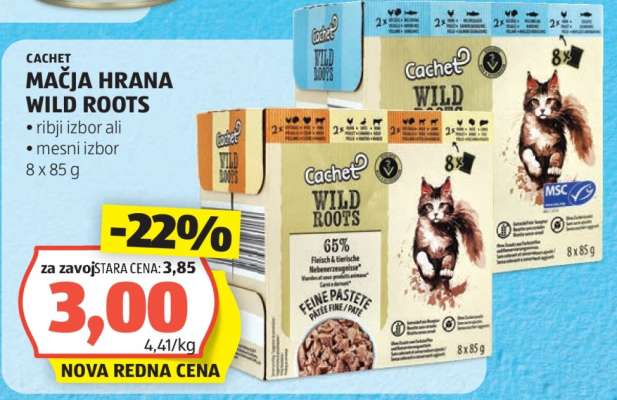Cachet Mačja Hrana Wild Roots