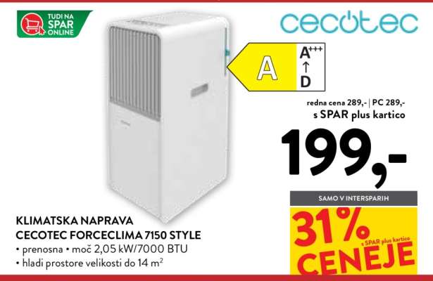 Klimatska naprava Cecotec Forceclima 7150 Style