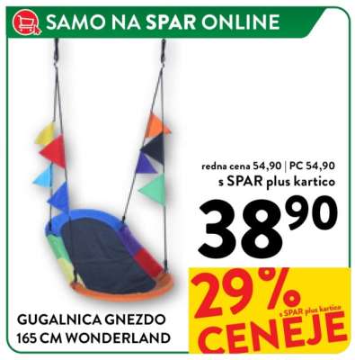 Gugalnica gnezdo 165 cm Wonderland
