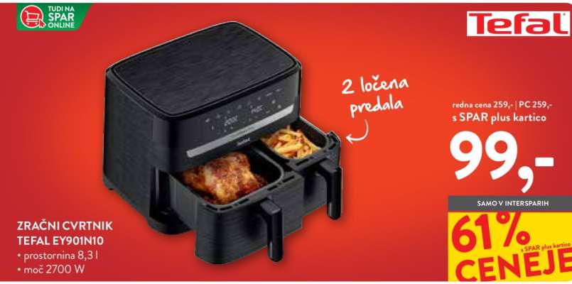 Zračni cvrtnik Tefal EY901N10