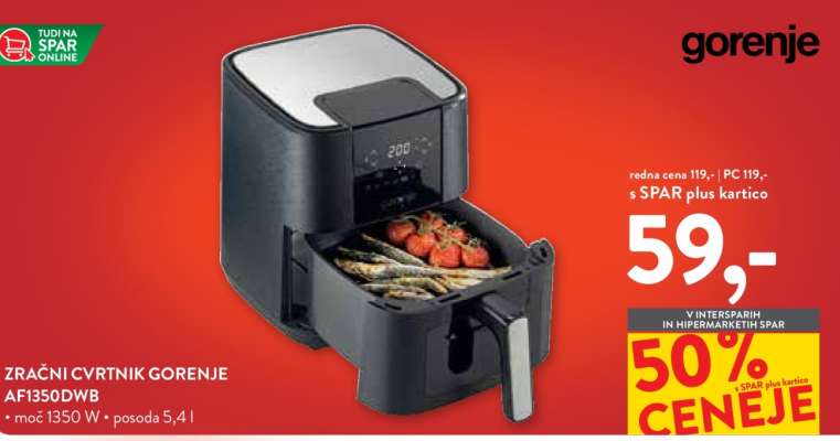 Zračni cvrtnik Gorenje AF1350DWB