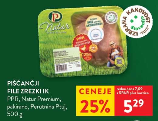 PIŠČANČJI FILE ZREZKI IK