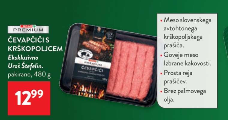 Čevapčiči s Krškopoljcem