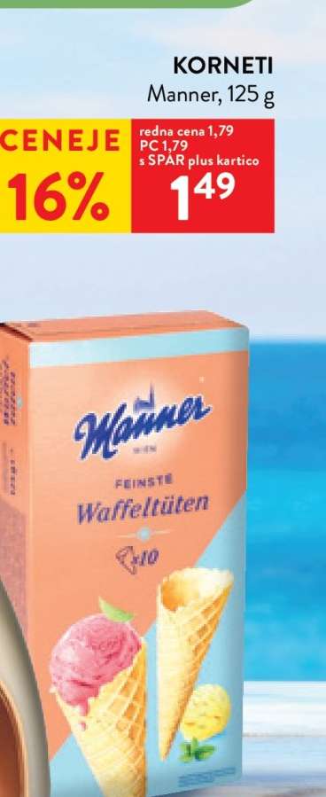 Korneti Manner, 125 g