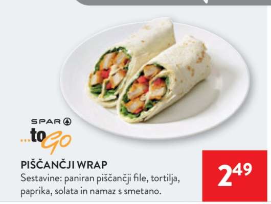 PIŠČANČJI WRAP