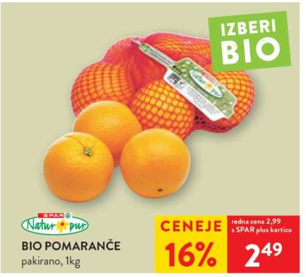 Bio pomaranče