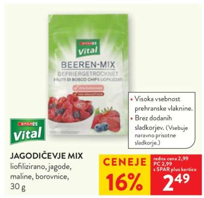 JAGODIČEVJE MIX