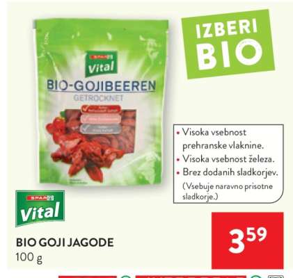 BIO GOJI JAGODE