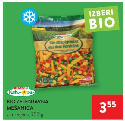 Bio zelenjavna mešanica