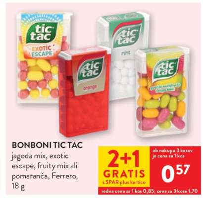 BONBONI TIC TAC