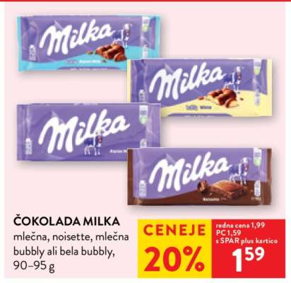 ČOKOLADA MILKA