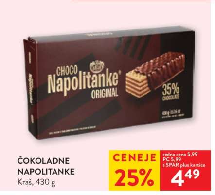 Čokoladne Napolitanke