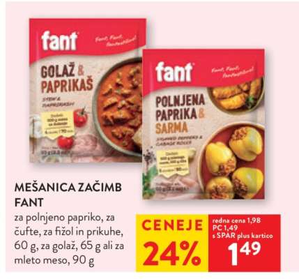MEŠANICA ZAČIMB FANT