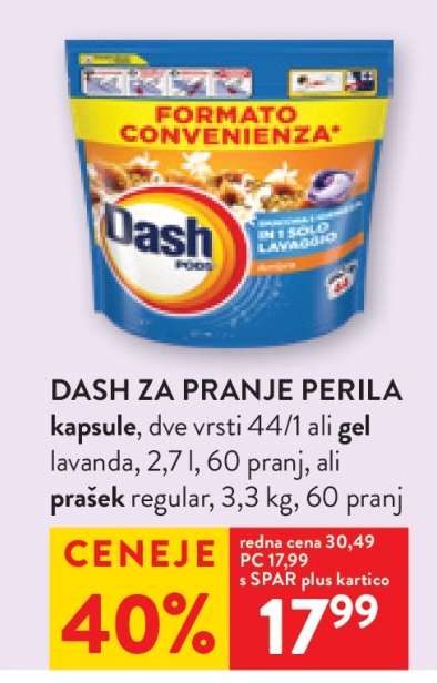 DASH ZA PRANJE PERILA