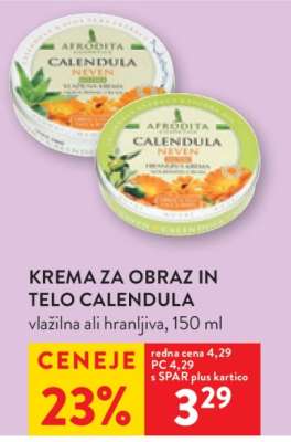 Krema za obraz in telo Calendula