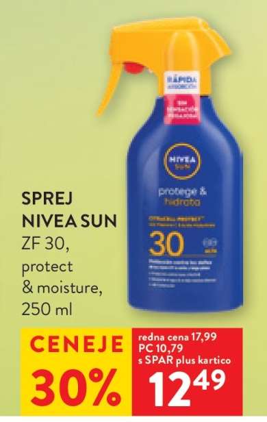 Sprej Nivea Sun
