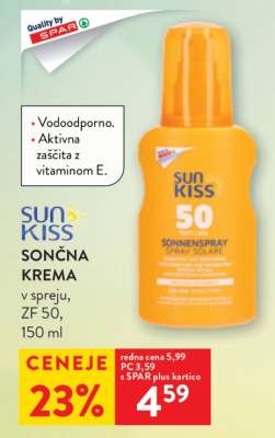 SUN KISS SONČNA KREMA