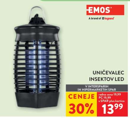UNIČEVALEC INSEKTOV LED