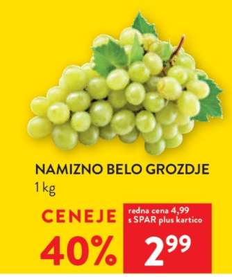 Namizno belo grozdje