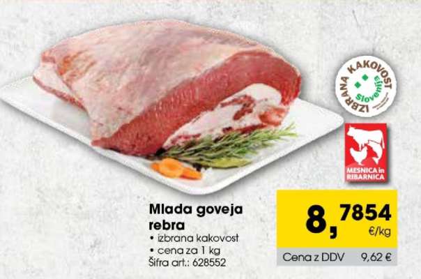 MLADA GOVEJA REBRA