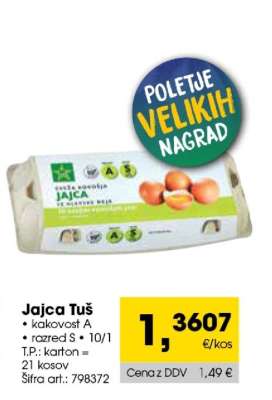 JAJCA TUŠ
