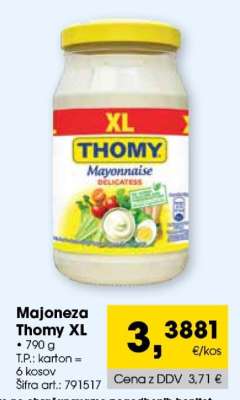 Majoneza Thomy XL