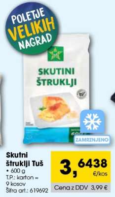 Skutni štruklji Tuš