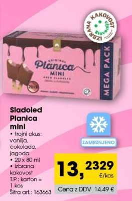 SLADOLED PLANICA MINI