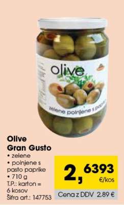 OLIVE GRAN GUSTO