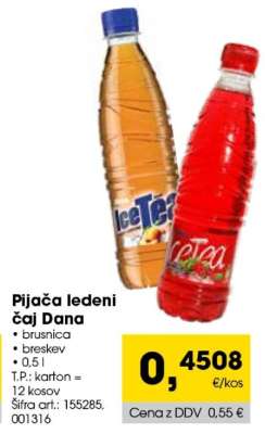Pijača ledeni čaj Dana