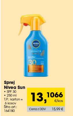Sprej Nivea Sun