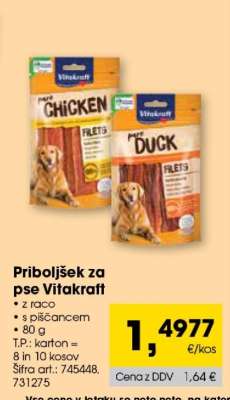 PRIBOLJŠEK ZA PSE VITAKRAFT