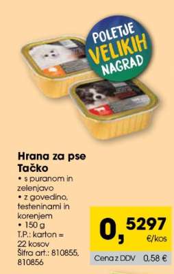 Hrana za pse Tačko