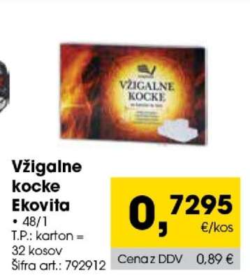 Vžigalne kocke Ekovita