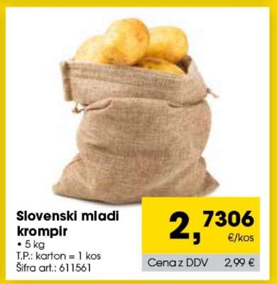Slovenski mladi krompir