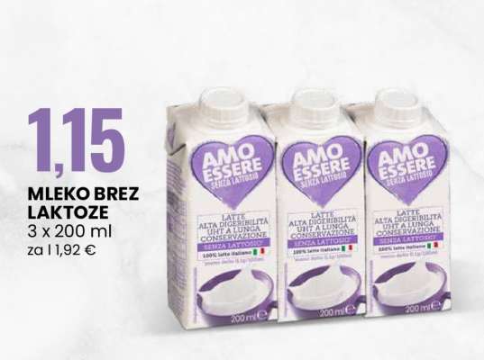 MLEKO BREZ LAKTOZE