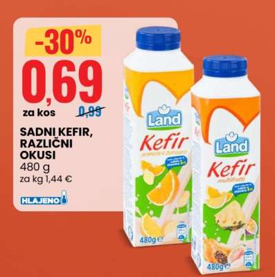 Sadni Kefir, Različni Okusi